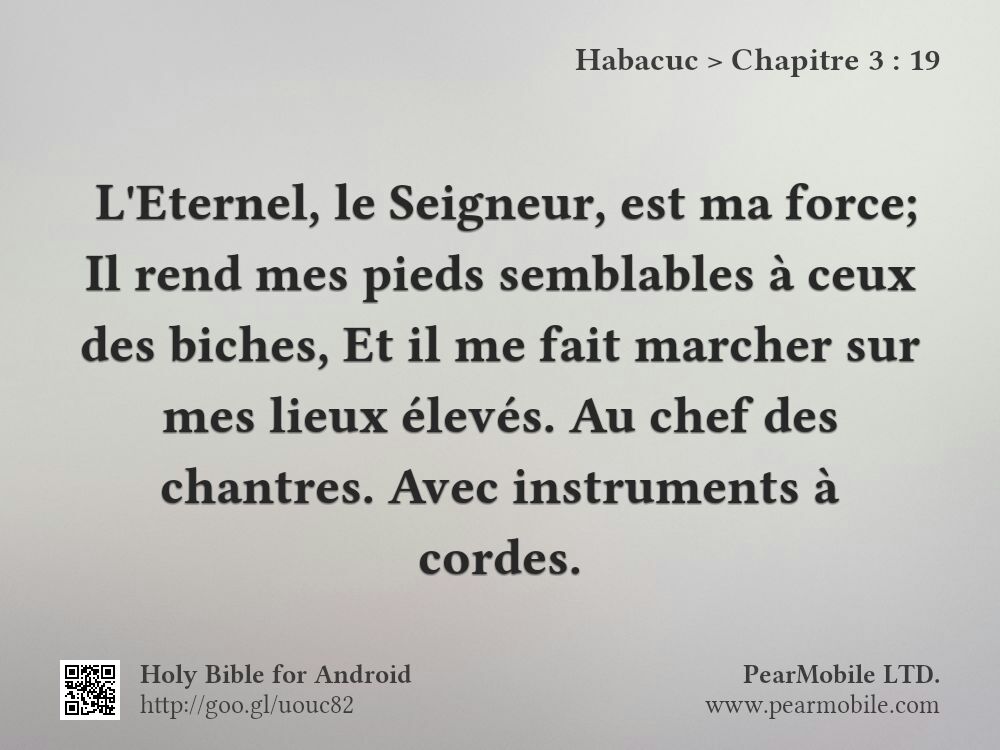 Habacuc, Chapitre 3:19